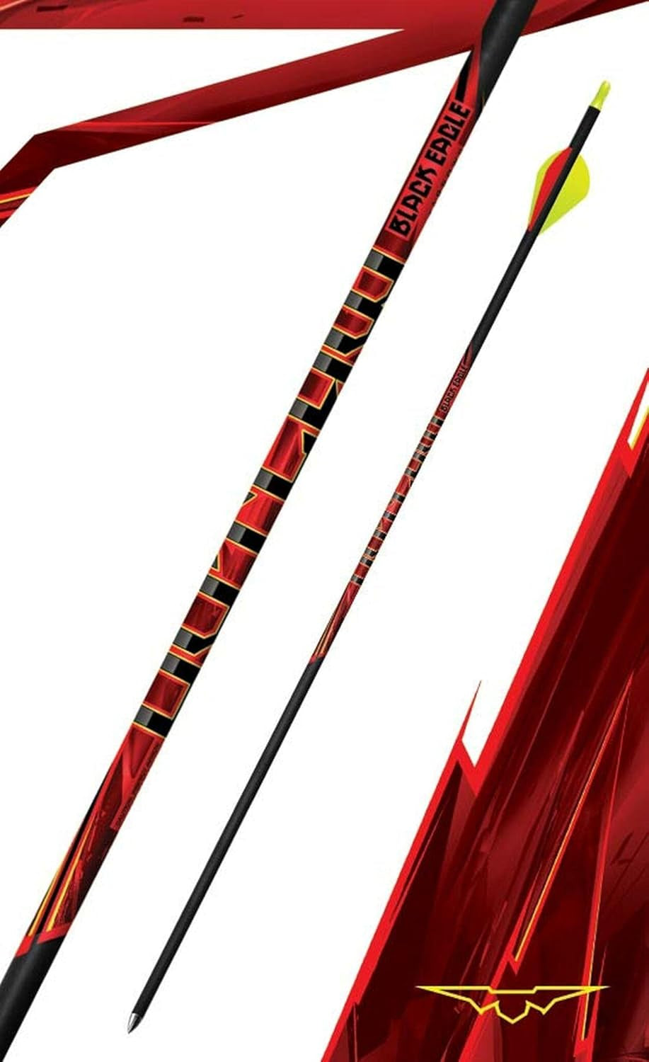 Outlaw Fletched Arrows - 6-Pack-400 Spine-.005 +/-