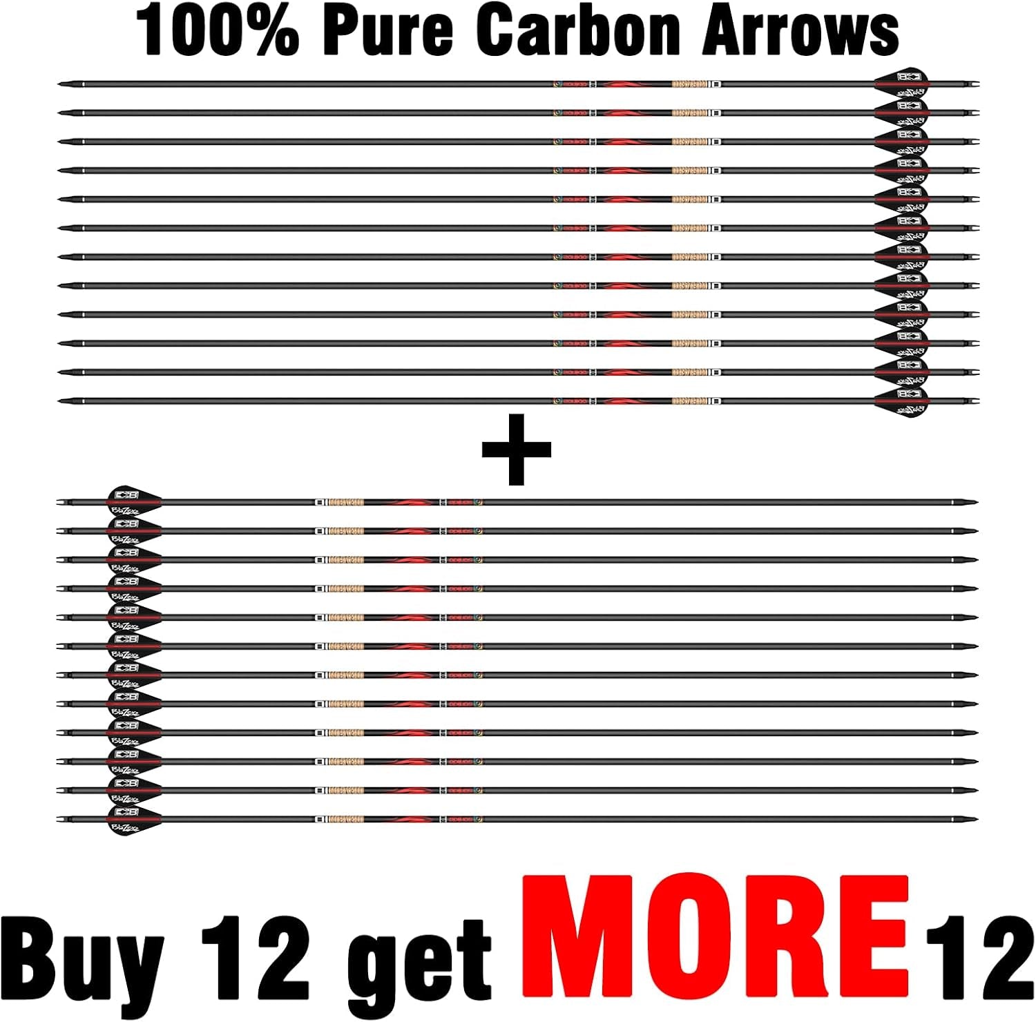 Dragonx8 Compound Bow Kit Camo and Dragon10 24Pcs Carbon Arrows（300 Spine