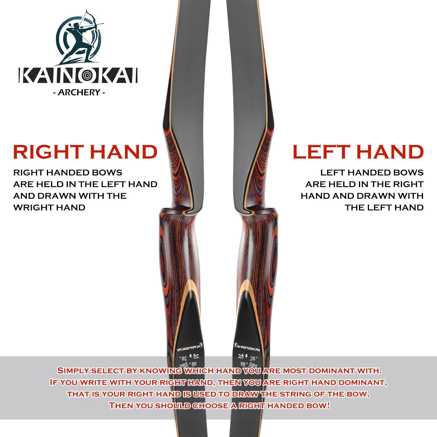 58" Laminated Recurve Bow,Amercian Hunting Bow Archery Bow 20-60Lbs