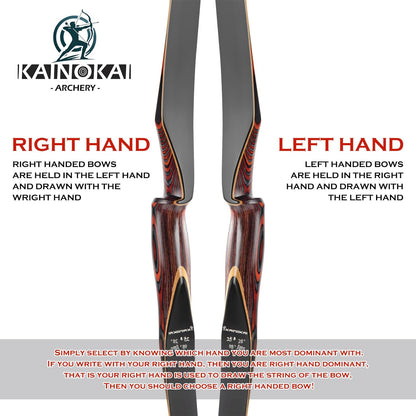 58" Laminated Recurve Bow,Amercian Hunting Bow Archery Bow 20-60Lbs