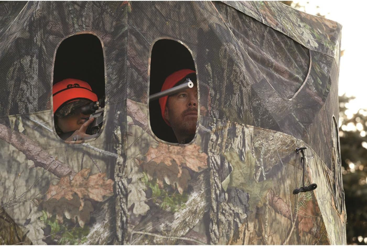 6 Foot Tripod Hunting Tower Blind, 2-Man Stand Elevated, Hunting Gear Equipment Accessories, 4 by 4
