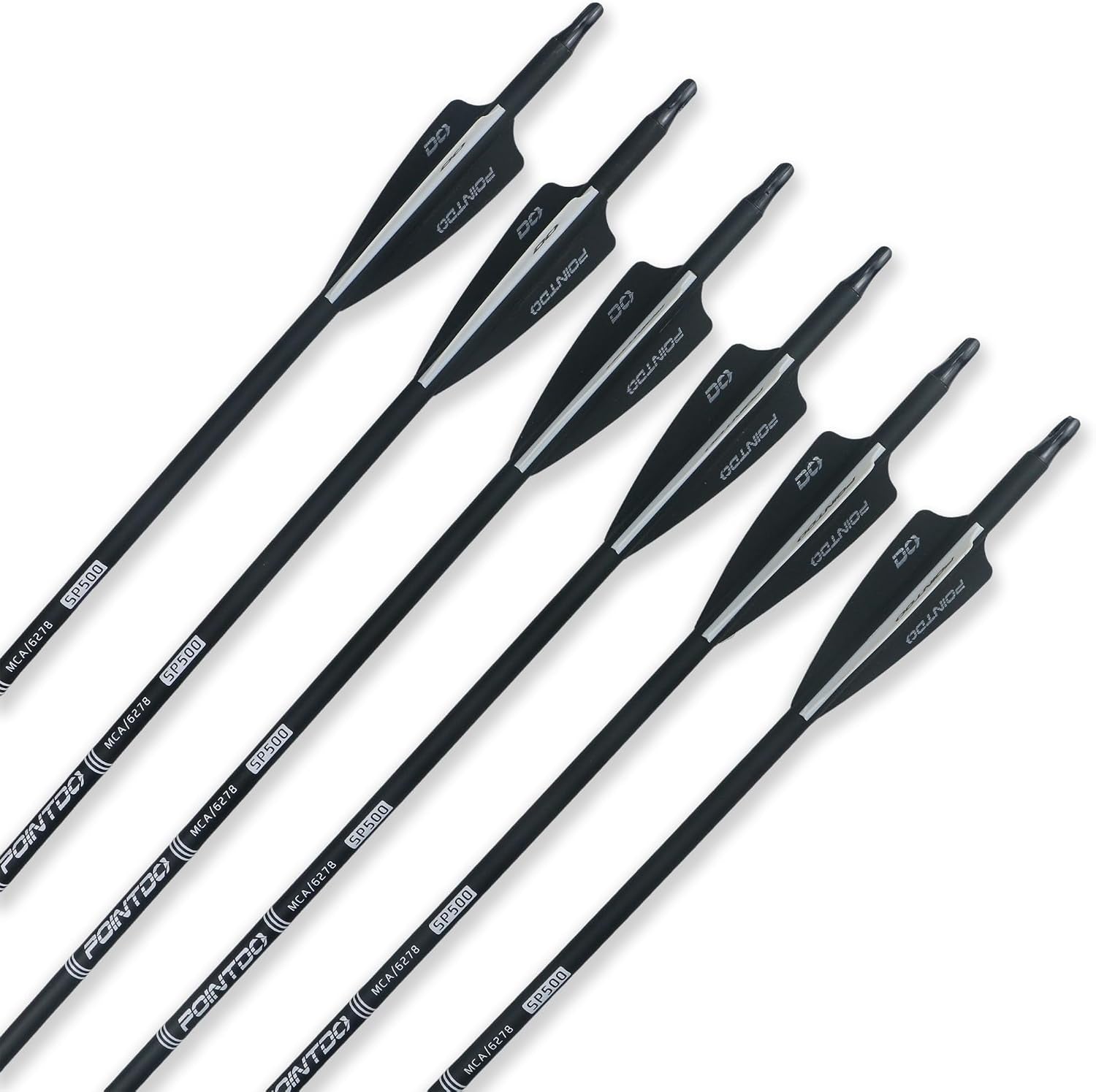 28"/30"/32Inch Carbon Arrow Practice Hunting Arrows with Removable Tips for Compound & Recurve Bow(Pack of 12)