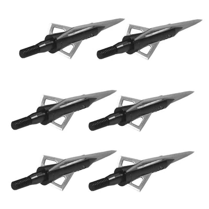 New 100 Grain Archery Heads Broad Head Tips Arrows for Practicing Hunting Crossbow Recurve Bow Compound Bow