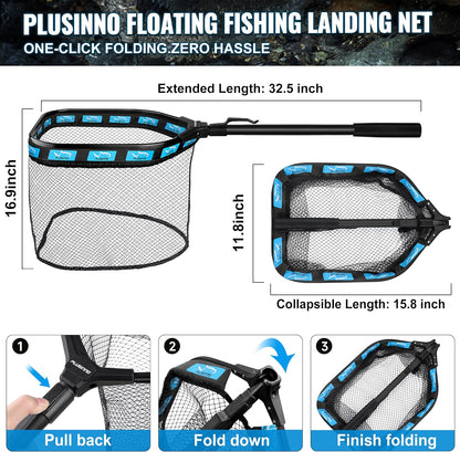 Fishing Gear,Fishing Backpack with Floating Fishing Net,Tackle Boxes,Waterproof Fishing Tackle Bag,Fishing Gifts for Men