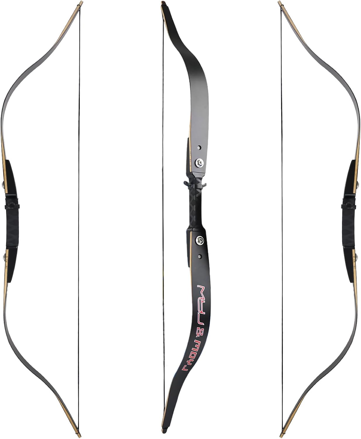 Poison Bee Hunting Bow. 40 '' Traditional Bow Is Designed for Teenagers to Train in Archery and Prepare for Archery Hunting15~25Lb