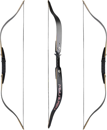 Poison Bee Hunting Bow. 40 '' Traditional Bow Is Designed for Teenagers to Train in Archery and Prepare for Archery Hunting15~25Lb