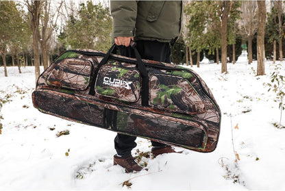 Compound Bow Case - Archery Soft Bow Bag with Arrow Pocket and Backpack Straps, Durable Soft Padding, Multiple Storage Pockets, Carrying Case for Archery Accessories