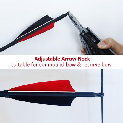 12 Pcs Archery Arrows with Feathers Removable Tips 30Inch Hunting Arrows for Recurve Bow Longbow Compound Bow for Adults Targeting Practice