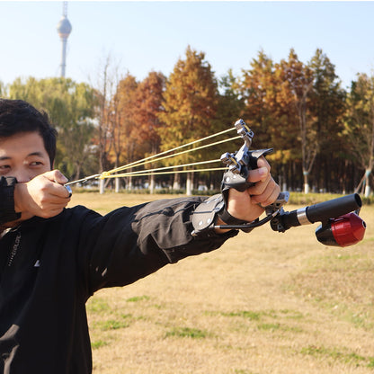 Multifunctional Shooting Fish Slingshot Powerful Catapult Hunting Bow Fishing Slingshot Kit