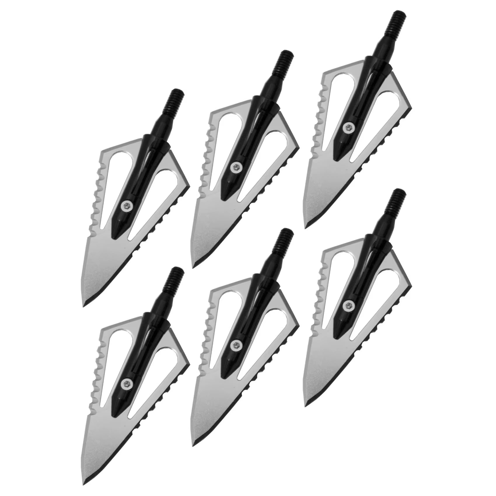 New 100 Grain Archery Heads Broad Head Tips Arrows for Practicing Hunting Crossbow Recurve Bow Compound Bow