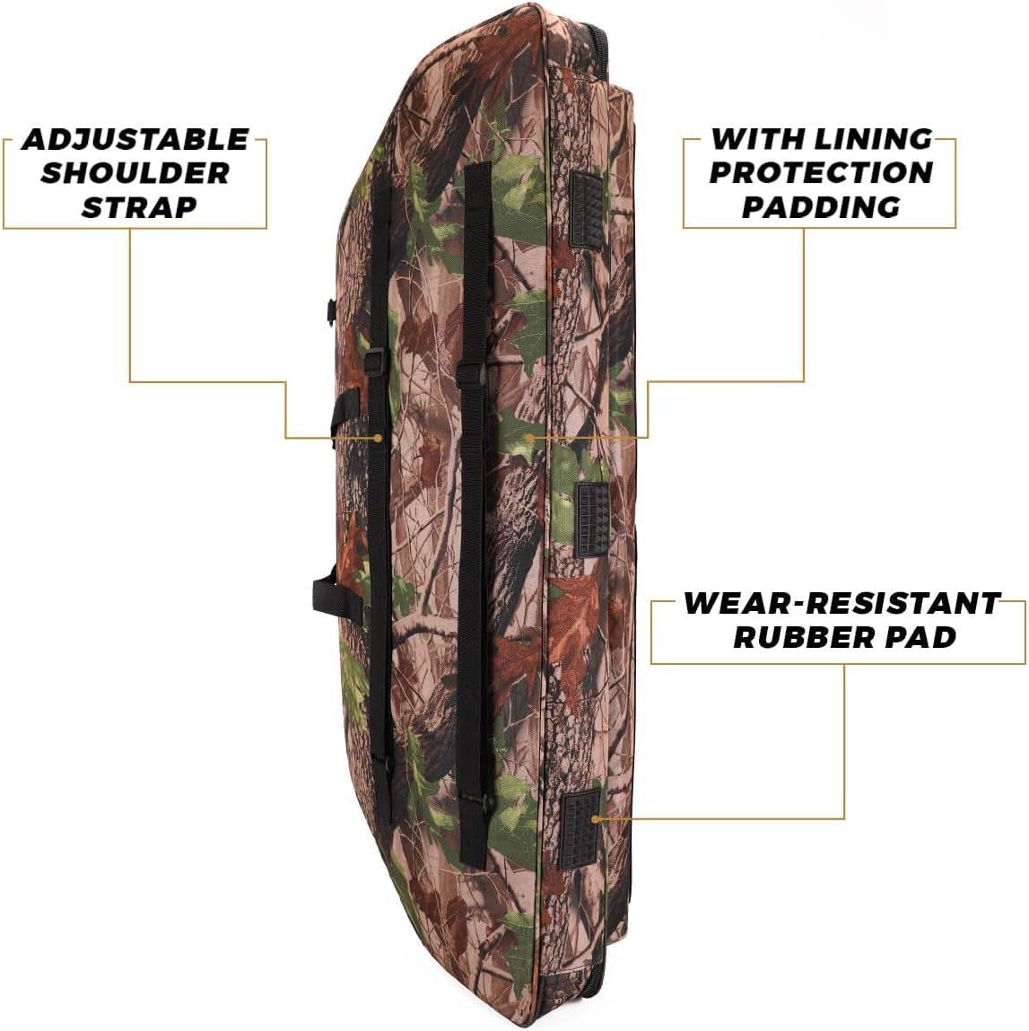 Compound Bow Case - Archery Soft Bow Bag with Arrow Pocket and Backpack Straps, Durable Soft Padding, Multiple Storage Pockets, Carrying Case for Archery Accessories