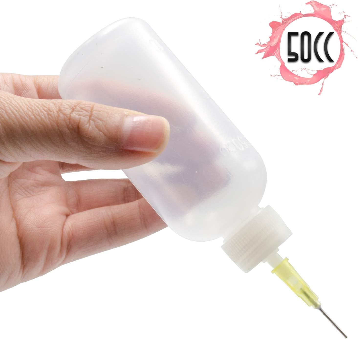 Precision Tip Applicator Bottle, Mini Glue Squeeze Bottle with Brush Tip for Oil, Wood Glue, Craft Glue, Paint, Crafting Fine Dispenser