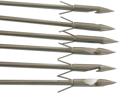 Stainless Steel Fish Hunting Arrows Crossbow Fishing Arrows Pack of 6