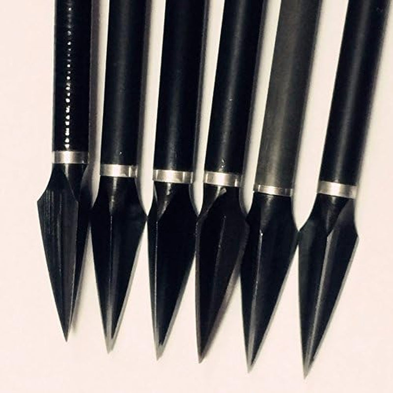 12PK Steel Screw Archery Broadheads 3 Edges 125 Grain for Hunting Arrows