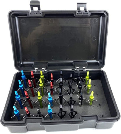 Broadhead Storage Box Case for Compound Hunting Bow and Crossbow Accessory - 36PCS Stroage