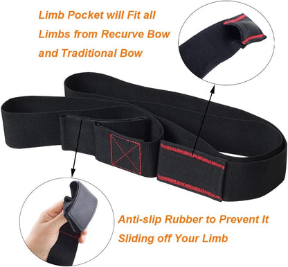 Archery Stringer Recurve Bow Stringer Tool, Longbow Stringer Tool to Install Bow String Easily Archery Bow Stringer for Recurve Bow Accessories
