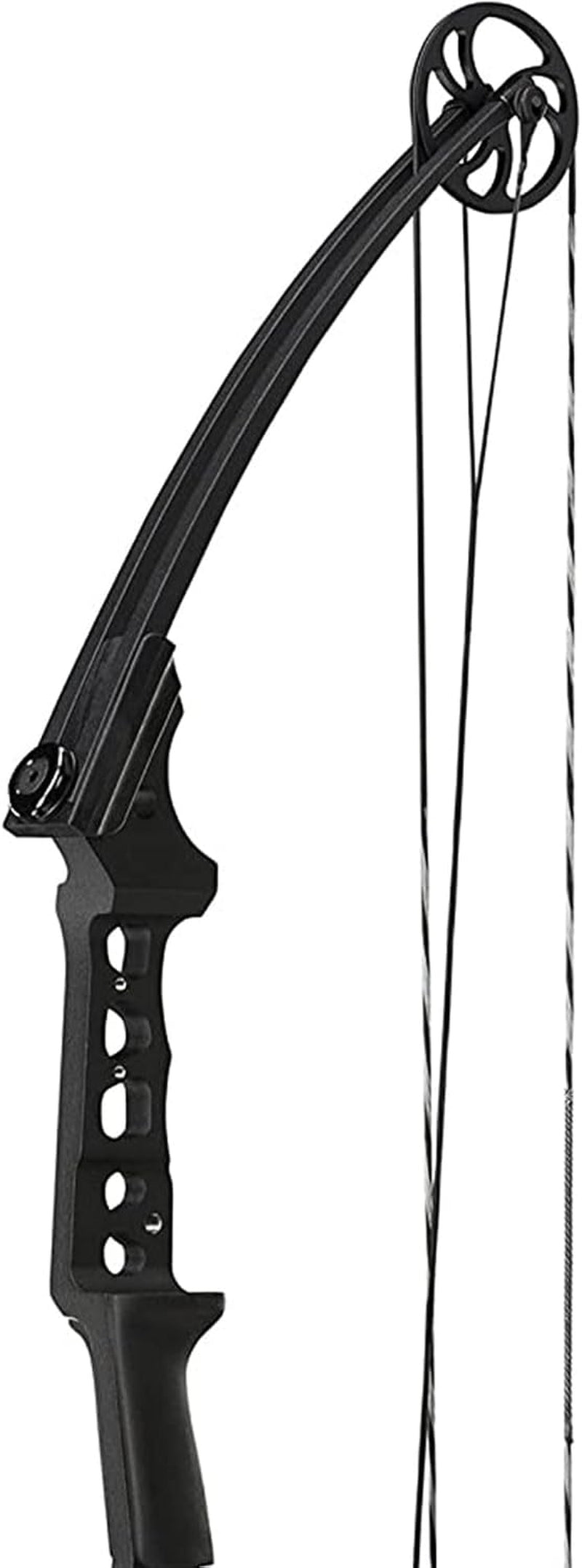 Gen-X Lightweight Compound Bow, Archery Hunting Bow for Adults W/Adjustable Riser, Cam Draw Weight, & Length, Draw Hand - Right, Black