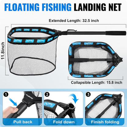Ultimate Fishing Gear Kit: Complete Fishing Pole Combo with Tackle Box, Lures, Accessories & Tools - Perfect Gift for Men!