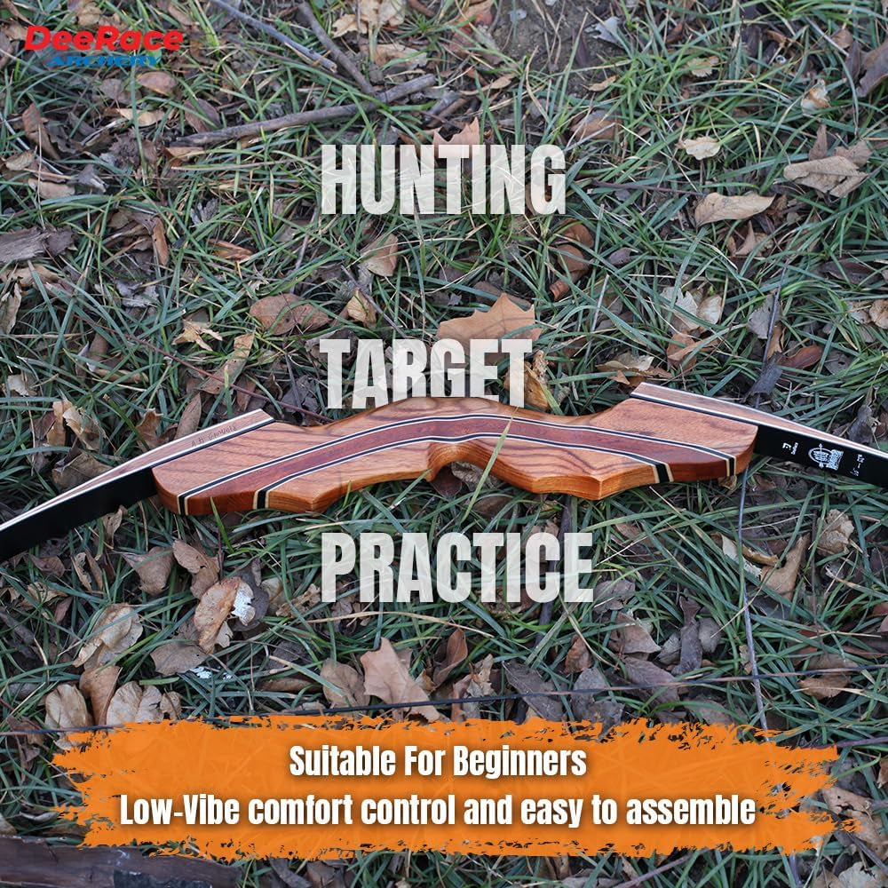 Archery 58" 60" Hunting Recurve Bow, Bow and Arrow Set for Adults Youth Beginner Hunting Targeting Archery