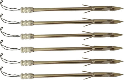 Stainless Steel Fish Hunting Arrows Crossbow Fishing Arrows Pack of 6