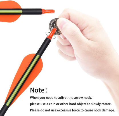 Carbon Arrow Hunting Arrows with 100 Grain Tip and Removable Tips for Archery Compound & Recurve & Traditional Bow Practice Shooting Targeting