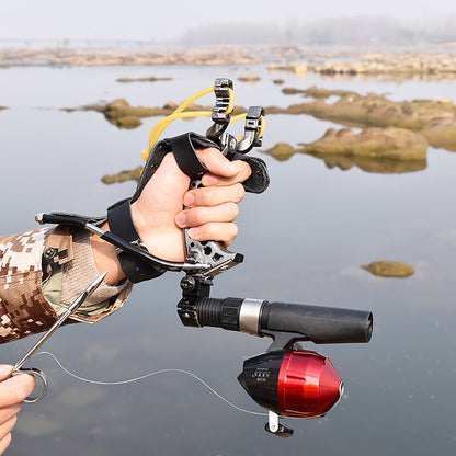 Multifunctional Shooting Fish Slingshot Powerful Catapult Hunting Bow Fishing Slingshot Kit