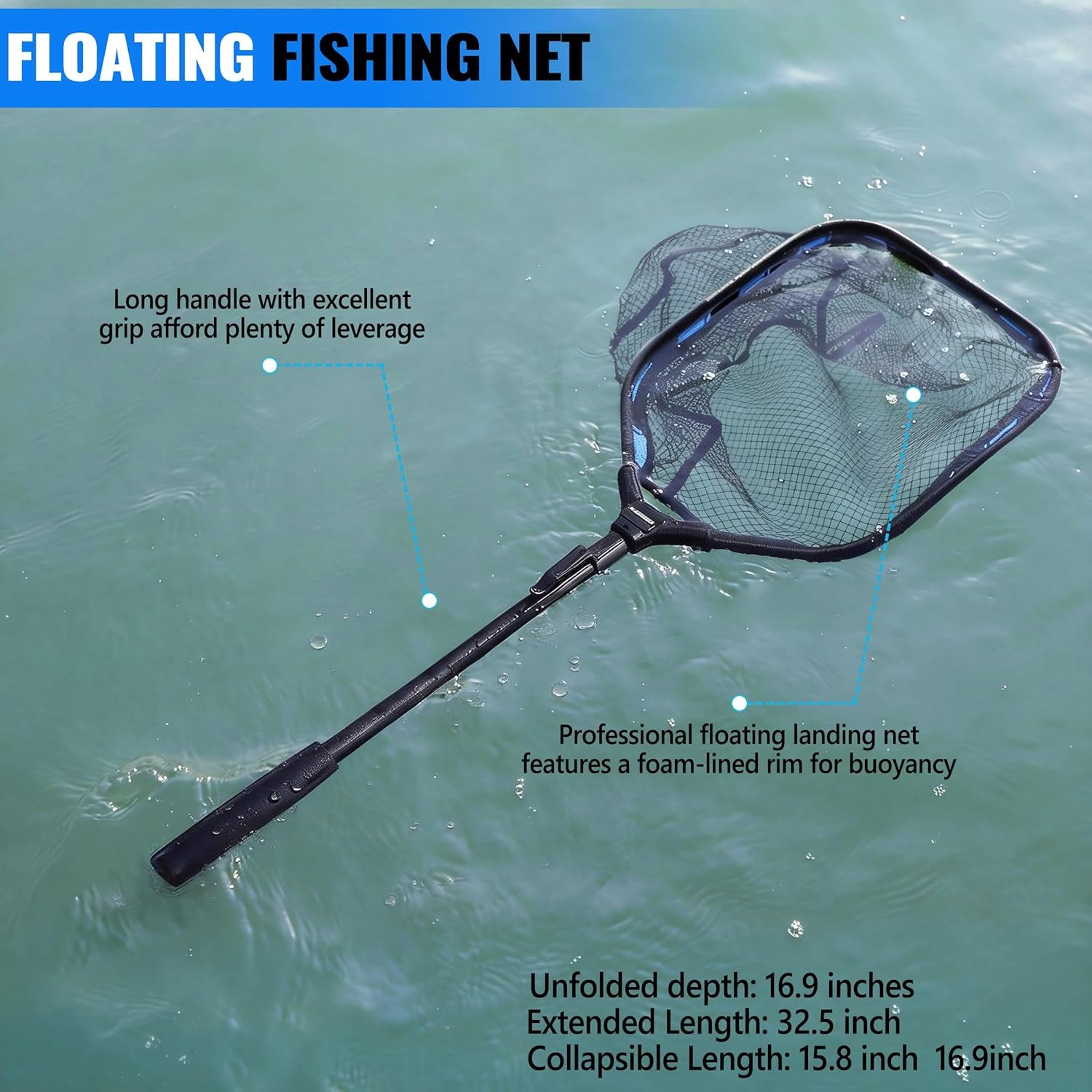 Fishing Gear,Fishing Backpack with Floating Fishing Net,Tackle Boxes,Waterproof Fishing Tackle Bag,Fishing Gifts for Men