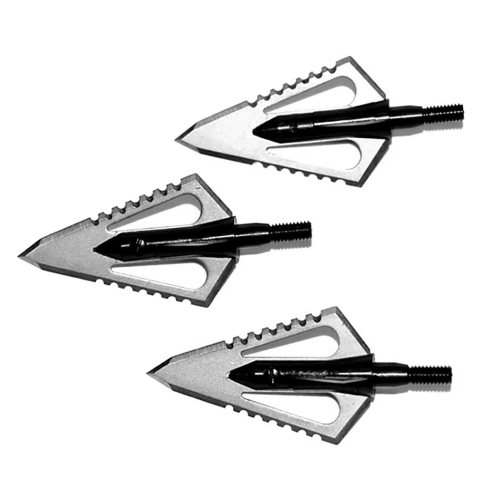 New 100 Grain Archery Heads Broad Head Tips Arrows for Practicing Hunting Crossbow Recurve Bow Compound Bow