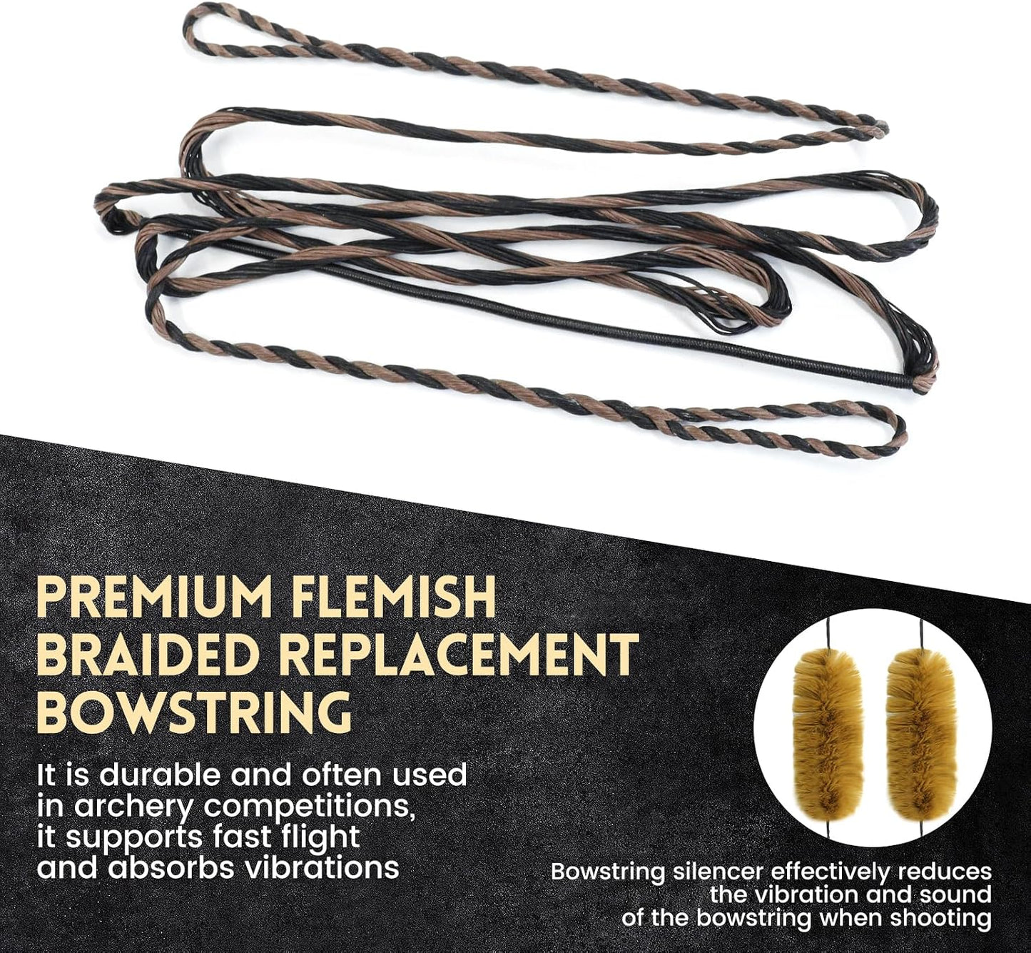 Black Hunter Recurve Bow 60 Inch 20-60 Lbs Takedown Bow Right Hand Hunting Bow and Arrow Set with Bow String Silencers Archery Bow for Adults Hunting Target Practice