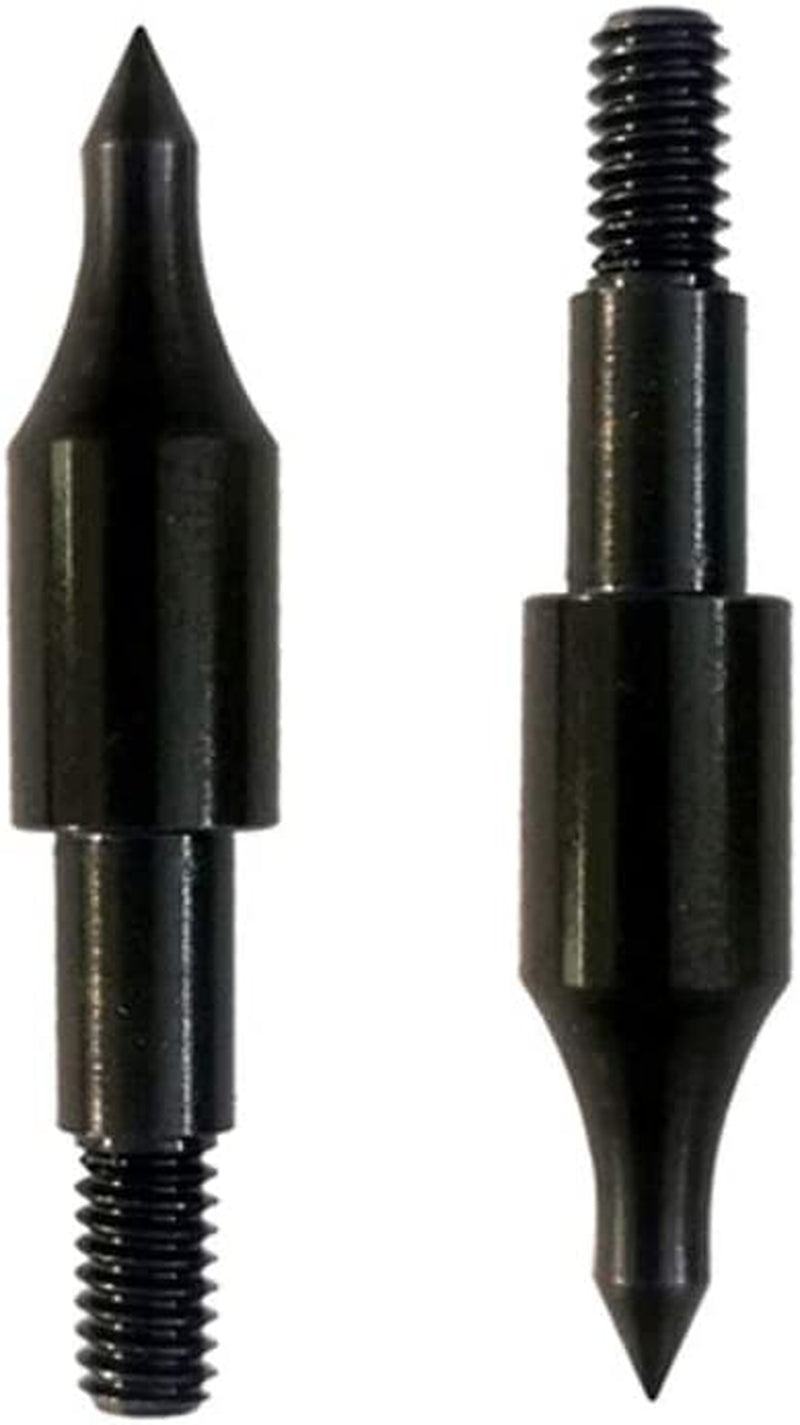 100 Grain Archery Field Points Practice Field Tips, Archery Target Practice Hunting Arrow Tip for Recurve, Compound Bow Crossbow, Screw-In 100 Grain (12Pcs)