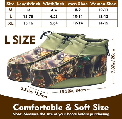 Insulated Boot Cover, Warmth Boot Covers for Hunting Tree Stand/Cold Weather Pro